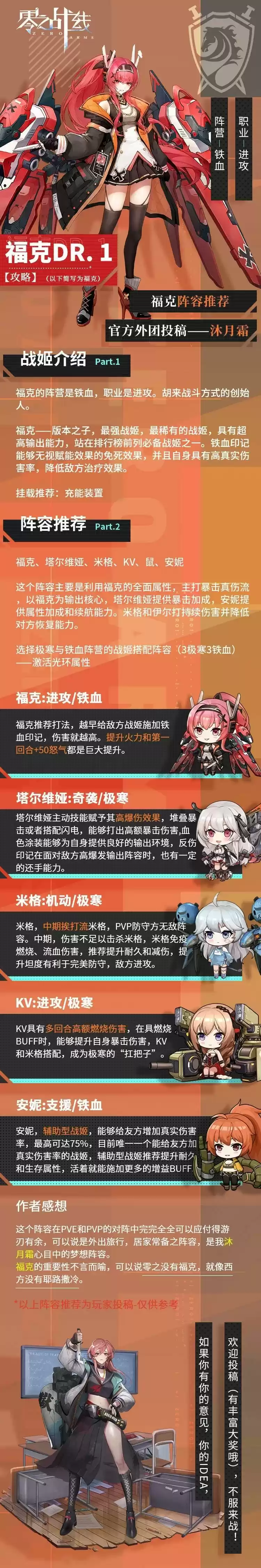 《零之战线》福克Dr.1阵容推荐