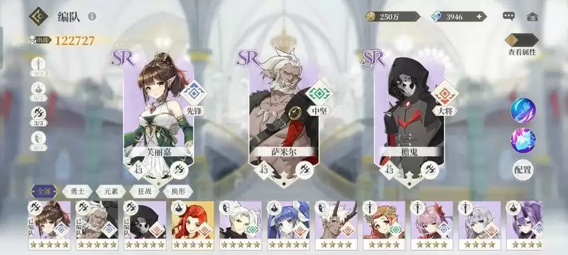 终焉誓约萨米尔阵容搭配推荐