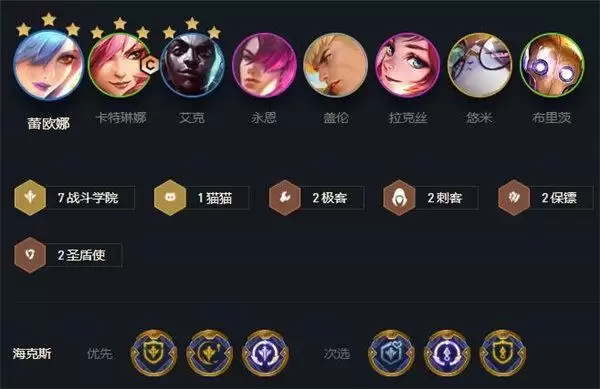 云顶之弈卡特主c的阵容