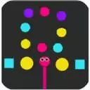 彩色足球蛇对蛇