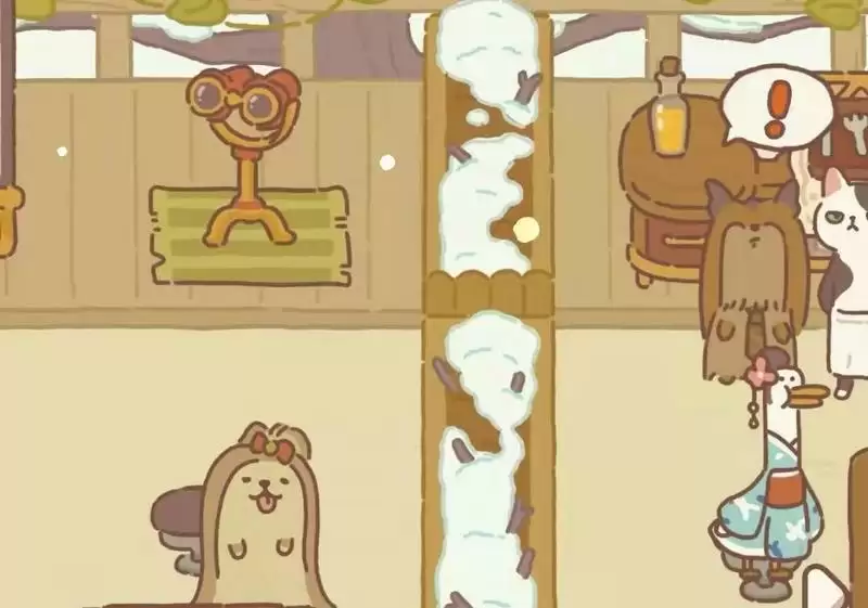 动物餐厅露台和客人玩游戏掉的瓶子在设施后面怎么捡