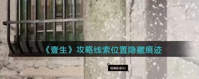 《孙美琪疑案：壹生》五级线索——隐藏痕迹