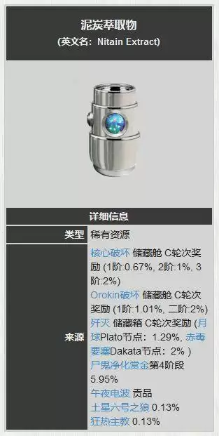 星际战甲泥炭萃取物在哪刷_2 星际战甲泥炭萃取物在哪刷