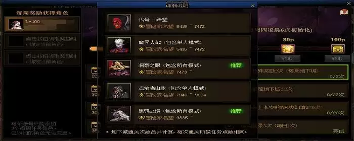 dnf事务所所长的委托任务最终奖励