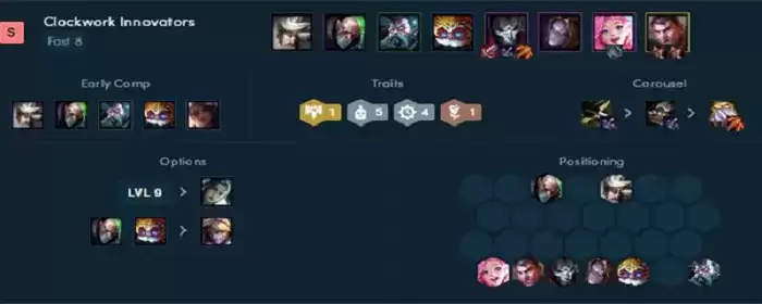 精密发条配什么阵容