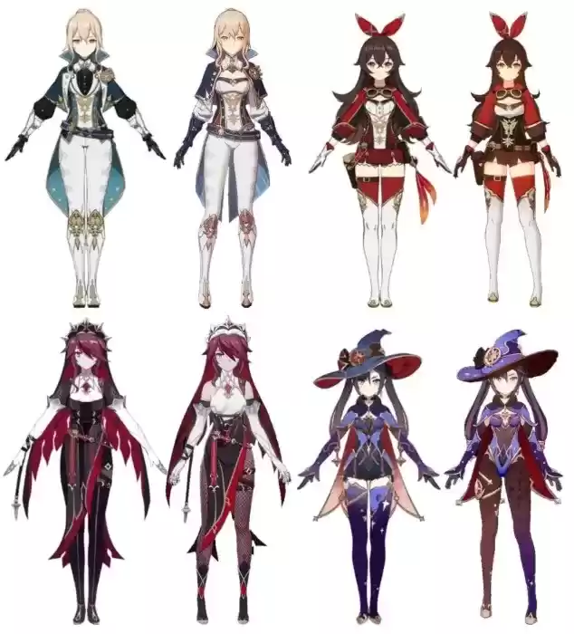 原神闲替衣装有哪些改动