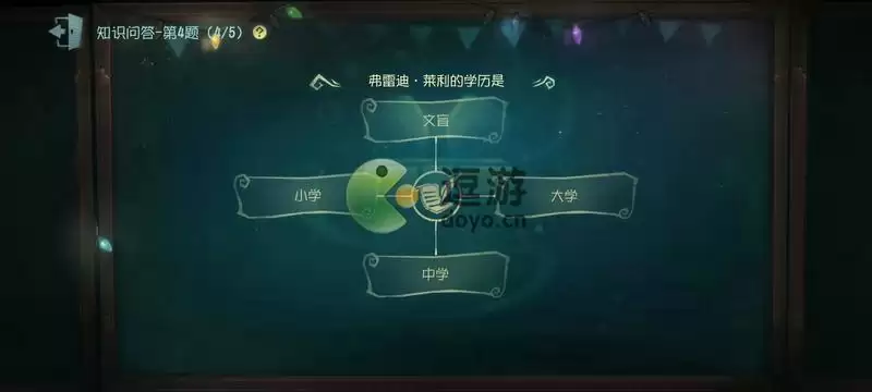 第五人格弗雷迪莱利的学历是什么
