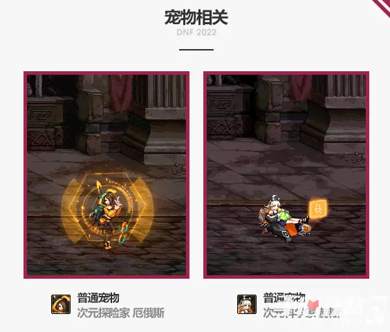 《dnf》2022新年宠物介绍分享