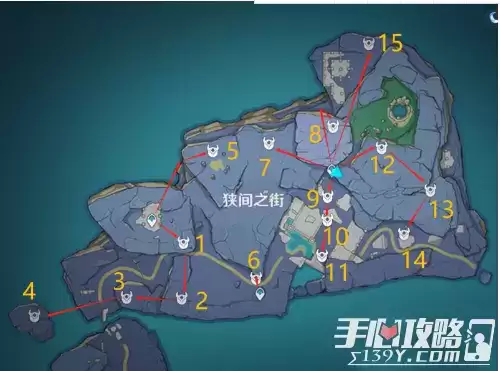 《原神》狭长之街碎石箱位置分享