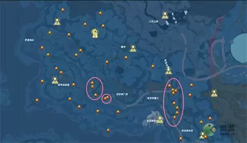 幻塔落果位置分布一览