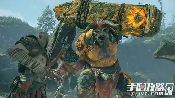 《战神4》时间之蛇黑影怎么打