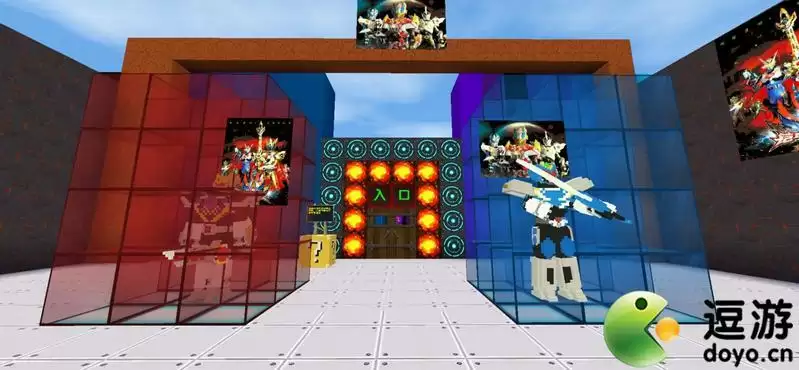 迷你世界铠甲勇士联动地图分享