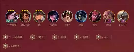 金铲铲之战三国猛将阵容搭配推荐