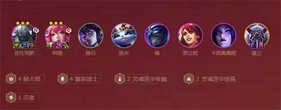 金铲铲之战灵魂莲华明昼阵容搭配推荐