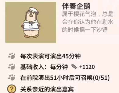 《动物餐厅》伴奏企鹅获取方法