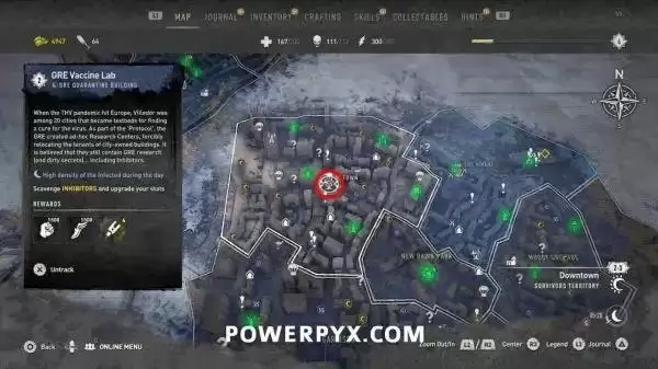 《消逝的光芒2》全图抑制剂收集攻略