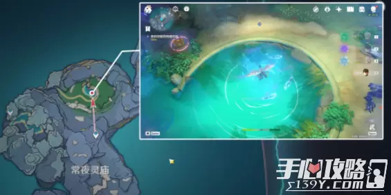 《原神》在常夜时调查池水上去方法介绍 《原神》在常夜时调查池水上去方法介绍