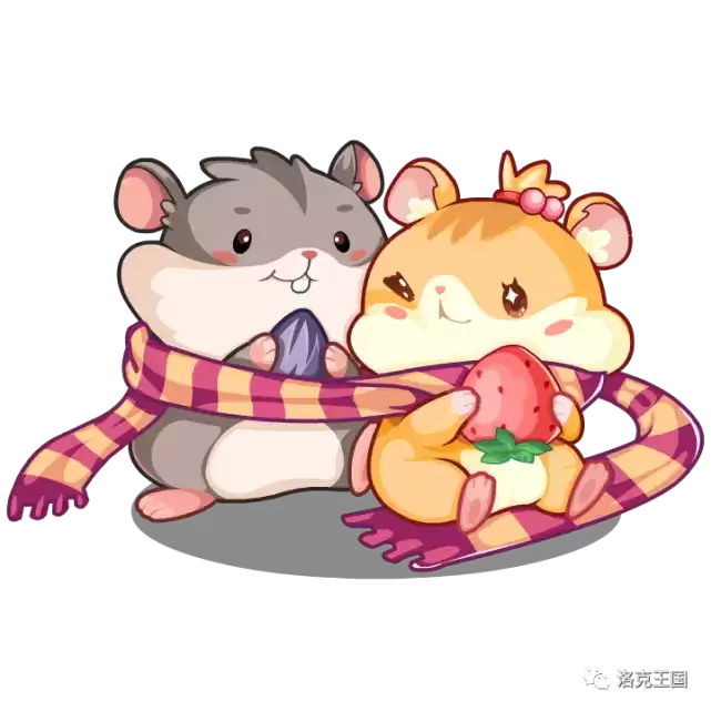 《洛克王国》公婆仓鼠罗夫立绘图透