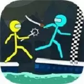 棒战斗机火柴人