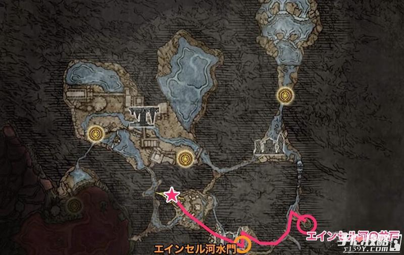 《艾尔登法环》安瑟尔河地底地图攻略分享