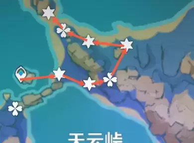 原神雷电将军突破材料采集路线 雷电将军突破材料天云草采集攻略图片3