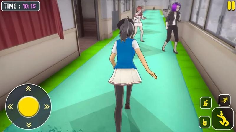 樱花少女高中模拟3D