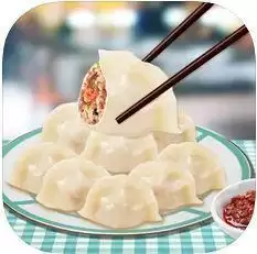 跟妈妈学包饺子我是小小厨师