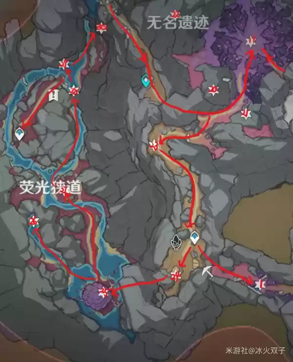 原神流明晶石位置大全：流明晶石最佳采集路线图[多图]图片9