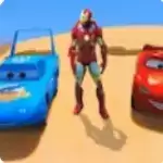 超级英雄特技赛车