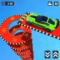 螺旋坡道赛车特技游戏