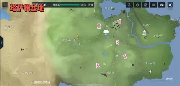 诺亚之心雷鸣秘境风景点在哪？雷鸣秘境风景点位置攻略一览图片2