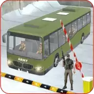 军用巴士停车
