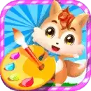 儿童游戏涂色绘画