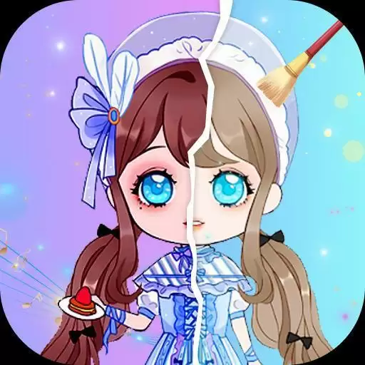 装扮粉彩我的女孩