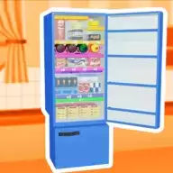 冰箱陈列师装满冰箱