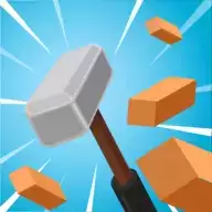 用锤敲击3D