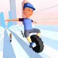 独轮车驾驶员3D