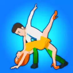 在自动扶梯上跳舞