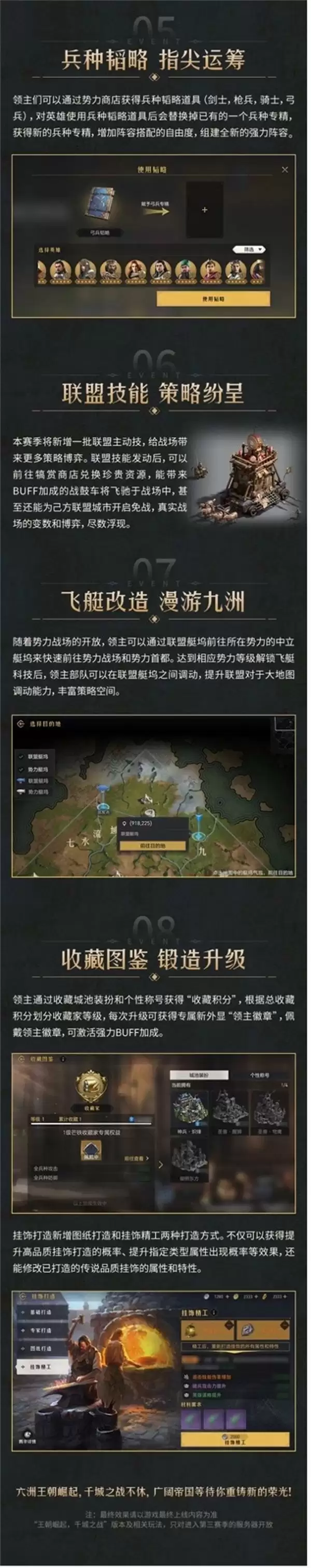 王朝崛起,千城之战——《重返帝国》迎来全新势力玩法