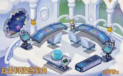 奥比岛「暗影之谜」版本新家具装修方案,科技感十足!