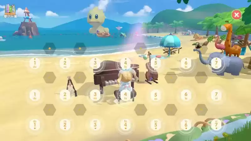 《摩尔庄园》沙滩音乐会进行中，就等你来嗨翻全场！