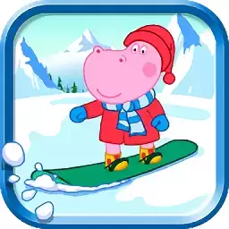 河马佩奇滑雪大冒险手机