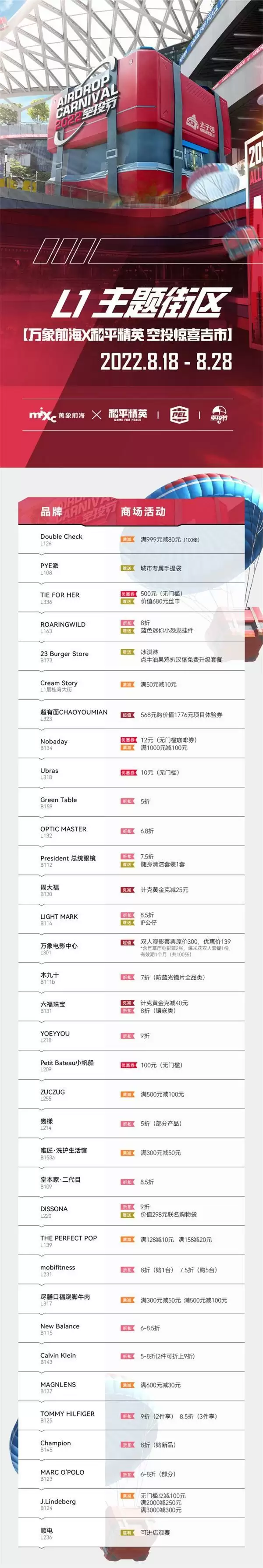 集合！和平精英 x 万象前海“空投惊喜吉市”暨 PEL助威活动开幕