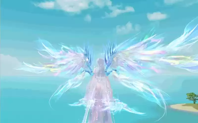 熠熠生辉,柔桡轻曼,《天下》手游华美羽翼伴你共赏大荒美景!