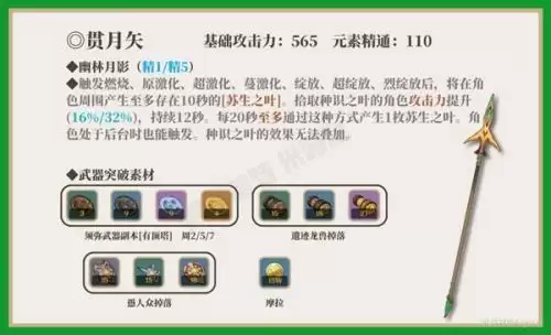 原神须弥锻造武器适合哪些角色 原神须弥锻造武器详解一览