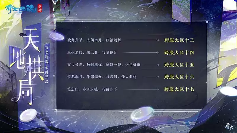 首届跨服天地棋局一触即发，花式冠军奖励等你赢取！