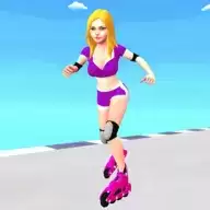 轮滑比赛Roller Skate Race