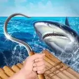 木筏求生饥饿鲨鱼无限资源版