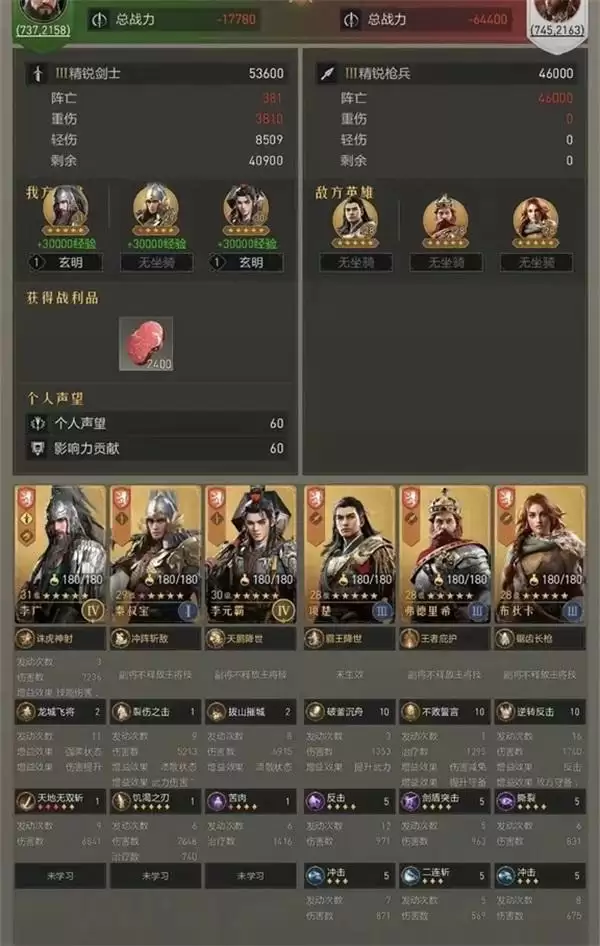 《重返帝国》李广阵容大盘点，速速来抄作业