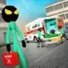 火柴人救护车驾驶Stickman